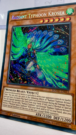 Radiant Typhoon Krosea - DOOD-EN015 - Secret Rare - 1st Edition - Yugioh - NM - Image 3