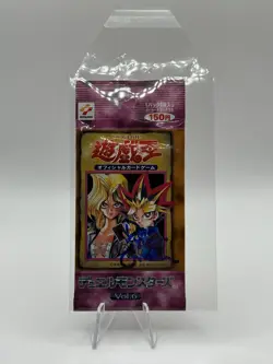 Yugioh Vol.6 Japanese booster pack Sealed brand new 1999 konami Signed PSA - Image 1