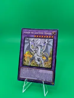 Yu-Gi-Oh! Albion The Sanctifire Dragon MP24-EN082 Prismatic Secret Rare - Image 3