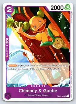 One Piece - OP03-065 Chimney & Gonbe - C - US Seller - Image 1