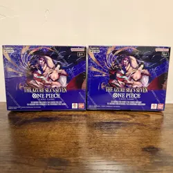 One piece THE AZURE SEA'S SEVEN BOOSTER BOX OP14 x2 ENGLISH Sealed - Image 1