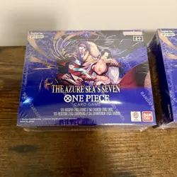 One piece THE AZURE SEA'S SEVEN BOOSTER BOX OP14 x2 ENGLISH Sealed - Image 3