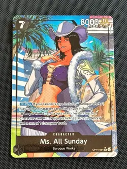 2026 One Piece TCG Ms. All Sunday OP14-084 SR Alternate Alt Art - Image 1