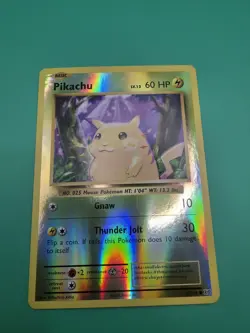 Pikachu 35/108 XY Evolutions Reverse Holo Foil Pokemon Card 2016 TCG - LP + - Image 2