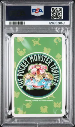 1996 POKEMON GREEN VERSION PLAYING CARDS 4 OF CLUBS #146A MOLTRES PSA 10 - Image 2