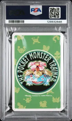 1996 POKEMON GREEN VERSION PLAYING CARDS QUEEN OF CLUBS #037 VULPIX PSA 10 - Image 2