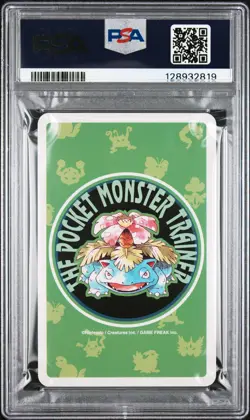 1996 POKEMON GREEN VERSION PLAYING CARDS 7 OF SPADES #109 KOFFING PSA 10 - Image 2