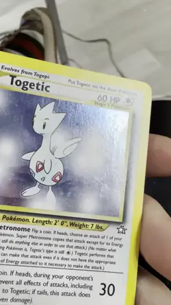 Togetic Neo Genesis Holo Rare Pokemon Card 16/111 Wotc - Image 2