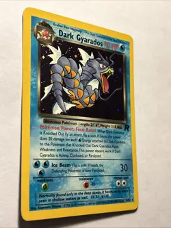 Dark Gyarados 8/82 2000 Pokemon TCG Team Rocket Holo Rare Card Vintage WOTC NM - Image 4