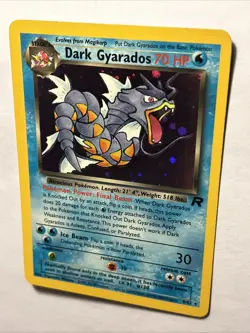 Dark Gyarados 8/82 2000 Pokemon TCG Team Rocket Holo Rare Card Vintage WOTC NM - Image 5