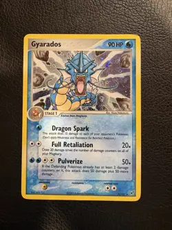 Pokemon Gyarados TCG Holo Rare 8/107 Deoxys MP 2005 Card - Image 1