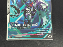 Gundam ARSENAL BASE Card LX02-031(R) Strike Gundam BANDAI Prism Made in JAPAN - Image 4