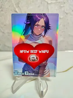 Yoruichi Trading Card Waifu Goddess Story Anime Girl holo Karte Manga Full Art - Image 1