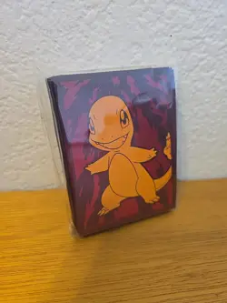 Pokemon Obsidian Flames Charmander ETB Card Sleeves 65 Count New Sealed - Image 4