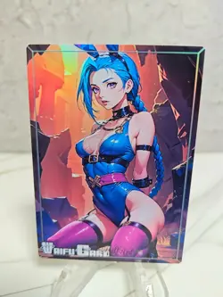 Jinx Trading Card Waifu Goddess Story Anime Girl holo Karte Manga Full Art - Image 1