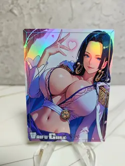 Boa Hancock Trading Card Waifu Goddess Story Anime Girl holo Karte Manga Full - Image 1