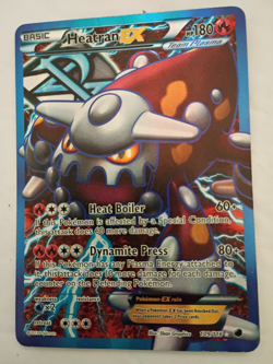 Pokemon TCG Heatran EX Team Plasma Full Art Plasma Freeze Card 109/116 - Image 1