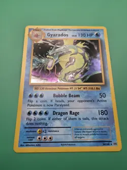 2016 Pokemon XY Evolutions #34/108 Gyarados Holo Foil Card Pokemon TCG - LP - Image 3