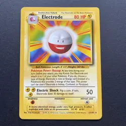 Pokemon Card Electrode Base Set Rare 21/102 Stage 1 Mint - Image 1