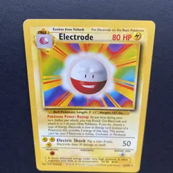 Pokemon Card Electrode Base Set Rare 21/102 Stage 1 Mint - Image 5