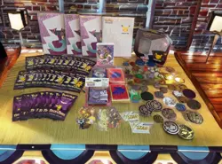 Pokemon Assorted Lot: SealedTrading Cards,Pins,Coins, Albums See Photos - Image 1