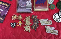 Pokemon Assorted Lot: SealedTrading Cards,Pins,Coins, Albums See Photos - Image 3