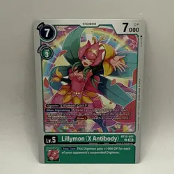 Lillymon (X Antibody) - Exceed Apocalypse - Digimon CCG - BT15-051 C - LP Card - Image 1