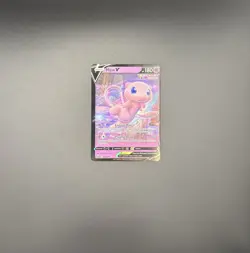 Pokemon TCG Mew V Crown Zenith 060/159 Miscut Card Near Mint Condition - Image 1