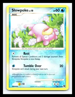 💥 Pokemon TCG Card 2008 Great Encounters - Slowpoke 82/106 Non Holo - Image 1