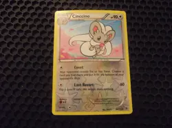 Pokemon Card Cinccino 88/124 XY Fates Collide Reverse Holo Ultra Rare NM - Image 1