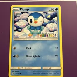 Piplup - (Build-A-Bear Workshop Exclusive) 032/156 Pokemon Promo Card - Image 1