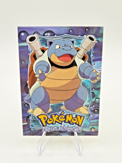 Pokemon Card Blastoise Topps The First Movie E9 of 12 Stage 3 Blue Logo Base NM - Image 1