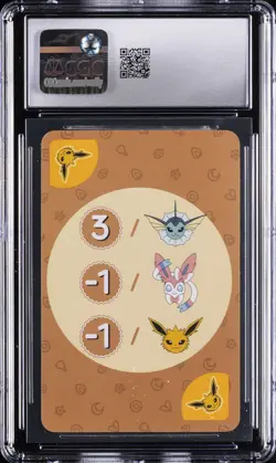 2019 POKEMON PLAYING CARDS KOREAN POINT SALAD - EEVEE ED JOLTEON CGC 8 - Image 2
