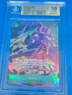 Yamato SEC OP01-121 One Piece Card TCG Beckett 10 Pristine - Image 1