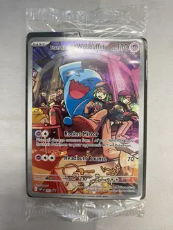Team Rocket's Wobbuffet 203 Sv: Scarlet & Violet Promo Cards Holo (Sealed) - Image 1