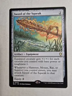 Sword of the Squeak Commander: Bloomburrow Regular - Image 1
