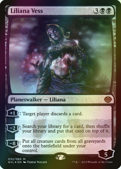 MTG Liliana Vess Foil ** Duel Decks Anthology: Garruk vs. Liliana ** English - Image 1