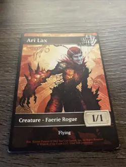 Magic the Gathering Star City Games Ari Lax Faerie Rogue Token - Image 1