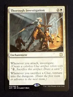 1x Thorough Investigation (12) Commander: Adventures in the Forgotten Realms LP - Image 1