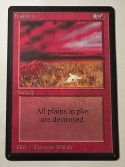 Magic the Gathering MTG Beta Flashfires NM (Beta Bob) - Image 1