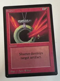 Magic the Gathering MTG Beta Shatter NM (Beta Bob) - Image 1