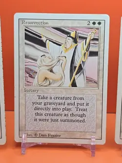 ⚪⚪⚪ (4) 1994 Magic The Gathering RESURRECTION REVISED 3RD EDITION PLAYED ⚪⚪ - Image 3