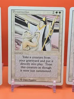 ⚪⚪⚪ (4) 1994 Magic The Gathering RESURRECTION REVISED 3RD EDITION PLAYED ⚪⚪ - Image 4