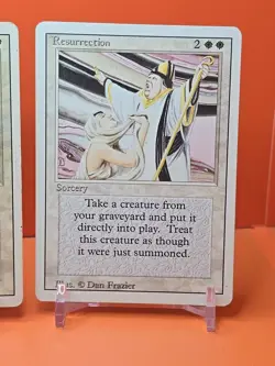 ⚪⚪⚪ (4) 1994 Magic The Gathering RESURRECTION REVISED 3RD EDITION PLAYED ⚪⚪ - Image 5