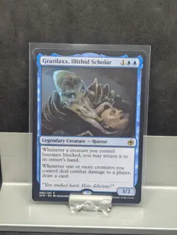 Grazilaxx, Illithid Scholar FRENCH X1 LP Adventures in the Forgotten Realms MTG - Image 1
