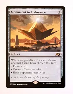 Monument to Endurance - MtG Aetherdrift [DFT] - Near Mint NM - Image 1