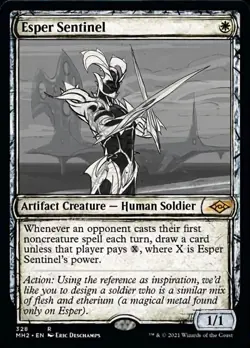 Esper Sentinel (Sketch) [Modern Horizons 2] Foil Near Mint - Image 2