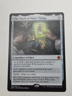 The Deck of Many Things X1 AFR MTG Adventures in the Forgotten Realms - Image 1