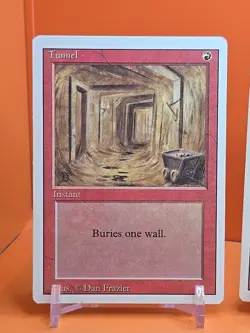 🔴🔴🔴 (4) 1994 MAGIC The Gathering TUNNEL REVISED 3RD EDITION PLAYED 🔴🔴🔴2 - Image 2