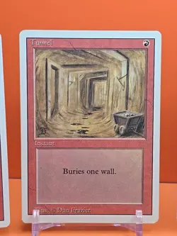 🔴🔴🔴 (4) 1994 MAGIC The Gathering TUNNEL REVISED 3RD EDITION PLAYED 🔴🔴🔴2 - Image 3